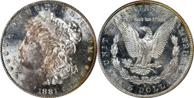 1881-S Morgan Silver Dollar. MS-66 (NGC).

PCGS# 7130. NGC ID: 2549.