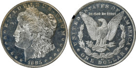 1883-CC GSA Morgan Silver Dollar. MS-62 DPL (NGC).

The original box and card are not included.

PCGS# 518871. NGC ID: 254H.