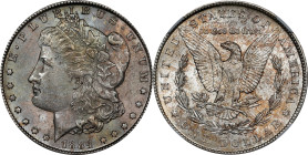 1884-CC Morgan Silver Dollar. MS-62 (NGC).

PCGS# 7152. NGC ID: 254M.