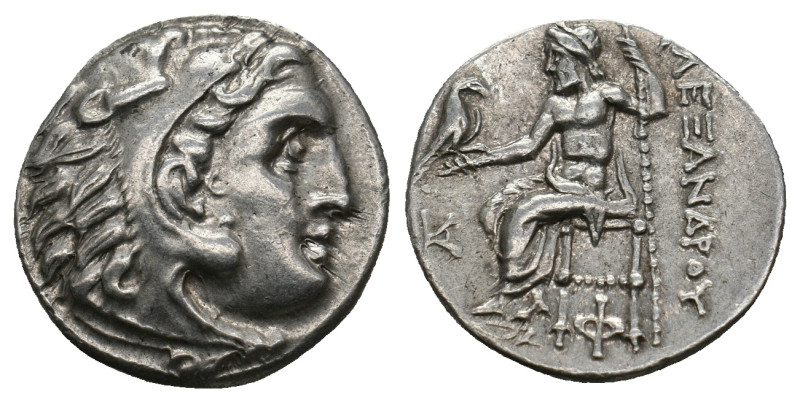 KINGS OF MACEDON. Alexander III 'the Great' (336-323 BC). Drachm.
4.36 Gr. 17.7...