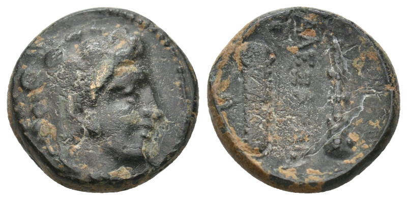 KINGS OF MACEDON. Alexander III 'the Great' (336-323 BC). Ae.
5.48 Gr. 18 mm.