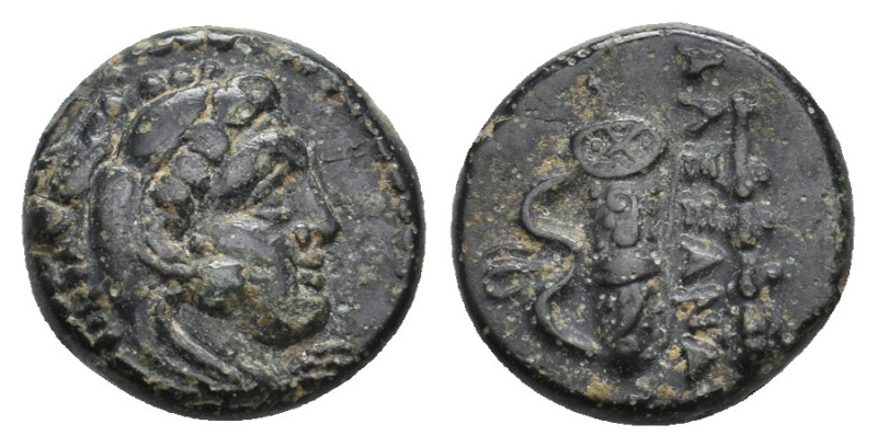 KINGS OF MACEDON. Alexander III 'the Great' (336-323 BC). Ae.
1.72 Gr. 12 mm.