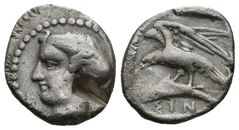 PAPHLAGONIA. Sinope. Drachm (Circa 330-300 BC).
5.94 Gr. 19 mm.