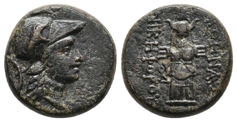 MYSIA. Pergamon. Ae (Mid-late 2nd century BC).
6 Gr. 18 mm.