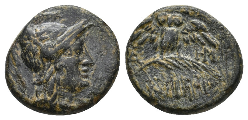 MYSIA. Pergamon. Ae (Circa 200-133 BC).
3.15 Gr. 16 mm.