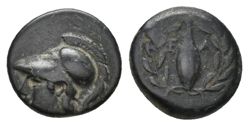 AEOLIS. Elaia. Ae (Circa 4th century BC).
1.38 Gr. 11 mm.