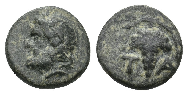 AEOLIS. Temnos. Ae (3rd century BC).
1.23 Gr. 11 mm.