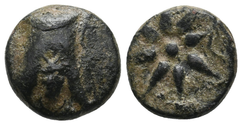 PONTOS. Uncertain (Amisos?). Time of Mithradates VI (Circa 130-100 BC). Ae.
4.8...