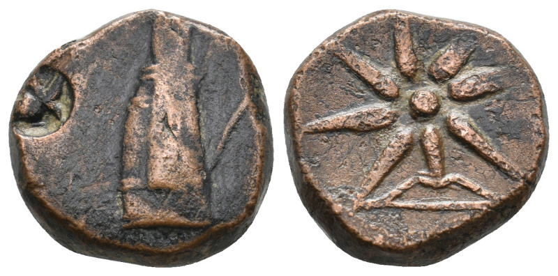 PONTOS. Uncertain (possibly Amisos). Ae (130-100 BC).
10.33 Gr. 19.5 mm.