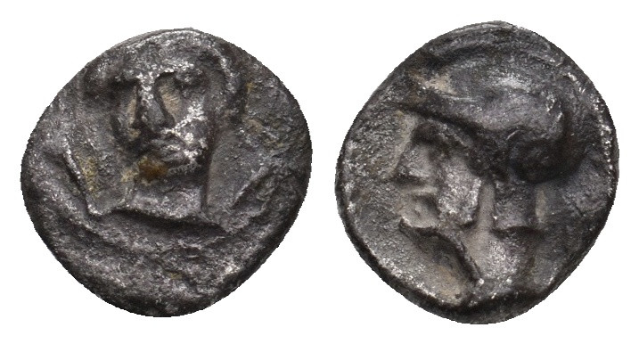 CILICIA. Uncertain. Obol (4th century BC).
0.85 Gr. 9.4 mm.