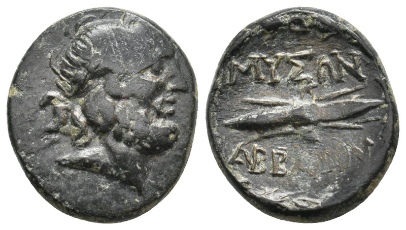 PHRYGIA. Abbaitis. Ae (2nd-1st century BC).
5.89 Gr. 21 mm.