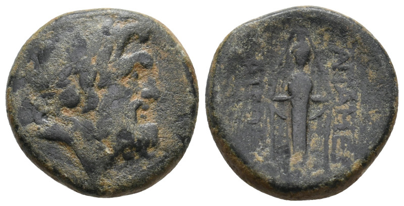 PHRYGIA. Apameia. Ae (Circa 100-50 BC).
9.92 Gr. 22 mm.