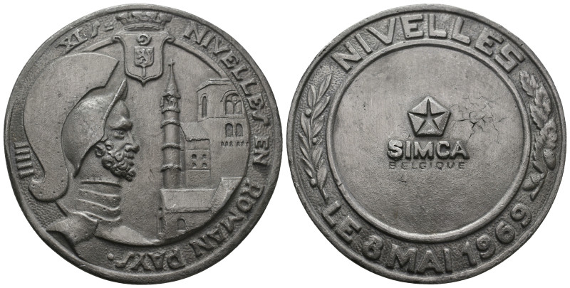 Belgium. 1969 Cast iron for a Belgium company SIMCA located in Nivelles.
200+ G...