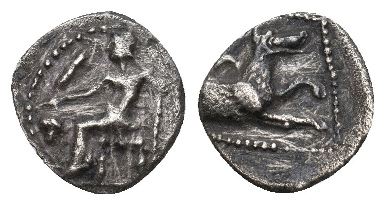 LYCAONIA. Laranda. Obol (Circa 324/3 BC).
0.60 Gr. 10.2 mm.