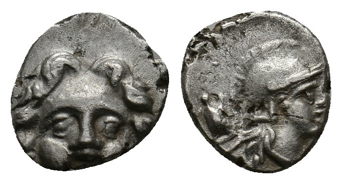 PISIDIA. Selge. Obol (Circa 350-300 BC).
0.9 Gr. 7 mm.