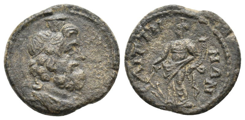 LYDIA. Saitta. Pseudo-autonomous (3rd century). Ae.
4.28 Gr. 19.6 mm.