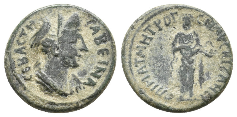 PHRYGIA. Aezanis. Sabina (Augusta, 128-136/7). Ae.
3.04 Gr. 18.4 mm.