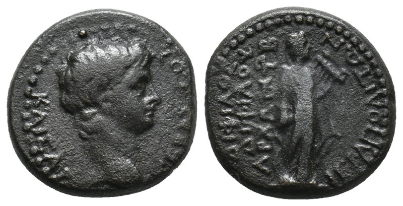 PHRYGIA. Hierapolis. Augustus (27 BC-14 AD). Ae.
5.3 Gr. 18.7 mm.