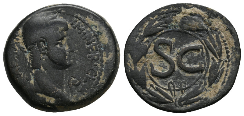 SELEUCIS & PIERIA. Antioch. Nero (54-68). Ae Semis.
7.11 Gr. 24.5 mm.