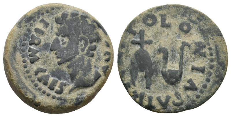 SPAIN. Colonia Patricia. Augustus 27-14 AD. Ae.
5.72 Gr. 22.5 mm.