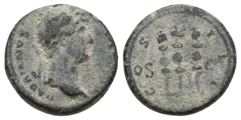 HADRIAN (117-138). Semis. Rome.
4.08 Gr. 17.2 mm.