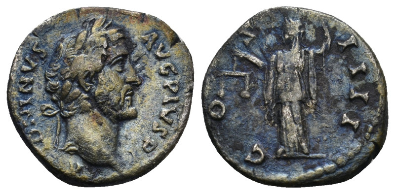 ANTONINUS PIUS (138-161). Denarius. Rome
2.97 Gr. 18.1 mm.