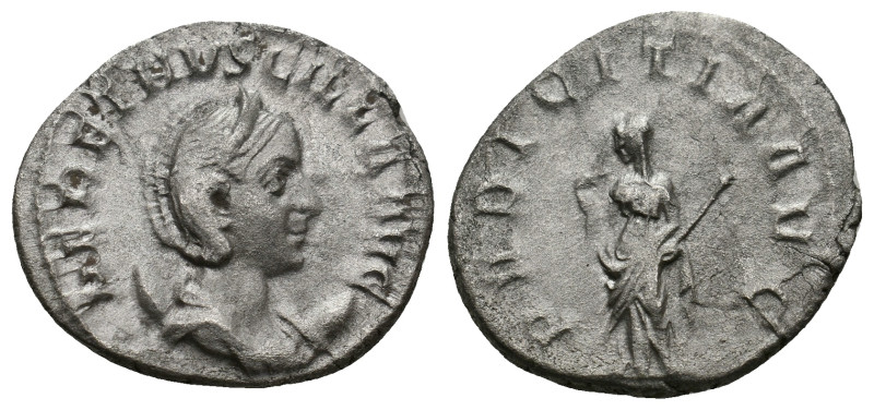 HERENNIA ETRUSCILLA (Augusta, 249-251). Antoninianus. Rome.
3.21 Gr. 23 mm.