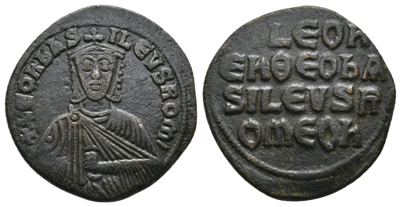 LEO VI THE WISE (886-912). Follis. Constantinople.
7.1 Gr. 25 mm.