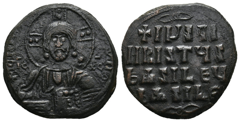 ANONYMOUS FOLLES. Class A2. Attributed to Basil II & Constantine VIII (976-1025)...