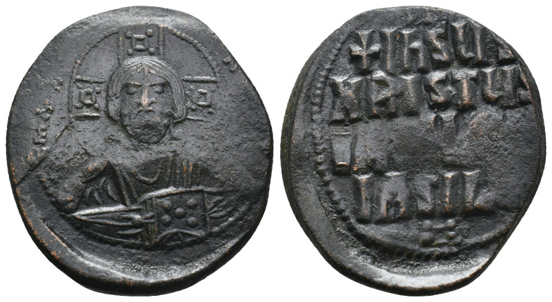 ANONYMOUS FOLLES. Class A2. Attributed to Basil II & Constantine VIII (976-1025)...