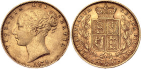 Australia 1 Sovereign 1874 M