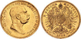 Austria 10 Corona 1909 MDCCCCIX