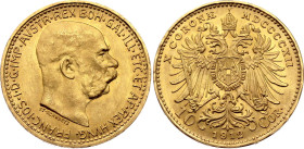 Austria 10 Corona 1912 MDCCCCXII Restrike