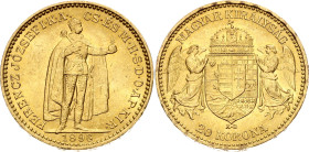 Hungary 20 Korona 1896 KB