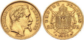 France 20 Francs 1862 A