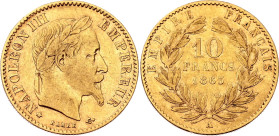 France 10 Francs 1863 A