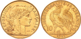 France 10 Francs 1901