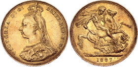 Great Britain 1 Sovereign 1887