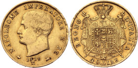 Italian States Kingdom of Napoleon 40 Lire 1814 M