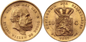 Netherlands 10 Gulden 1877