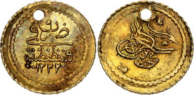 Ottoman Empire 1/4 Zeri Mahbub 1815 AH 1223//9