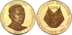 Rwanda 50 Francs 1965