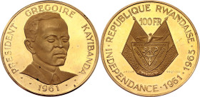 Rwanda 100 Francs 1965