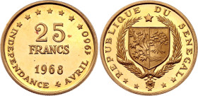 Senegal 25 Francs 1968