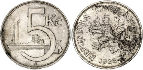 Czechoslovakia 5 Korun 1928