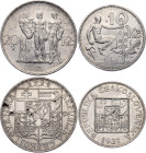 Czechoslovakia 10 - 20 Korun 1931 - 1934