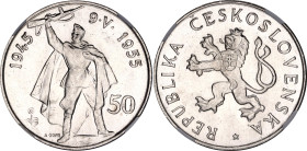 Czechoslovakia 50 Korun 1955  NGC MS63