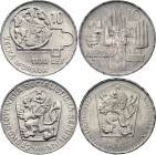Czechoslovakia 2 x 10 Korun 1964 - 1966