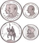 Czechoslovakia 5 - 10 Dukat 1968 (ND) Medallic Coinage NGC PF66 & PF63 ULTRA CAMEO