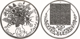 Czech Republic 200 Korun 1996